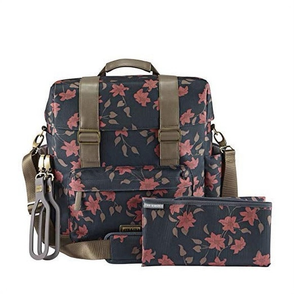 JJ Cole KNAPSACK BAG - NAVY FLORAL - Picture 1 of 2